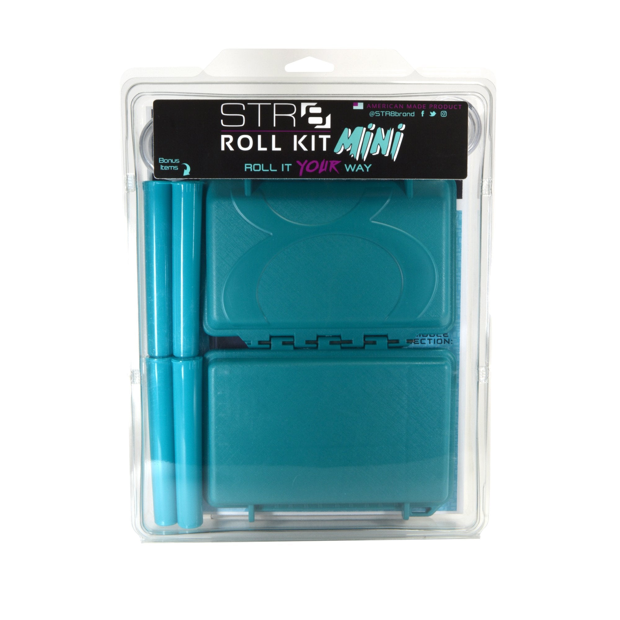 STR8 | Mini Essentials Roll Kit Case - Teal - 3