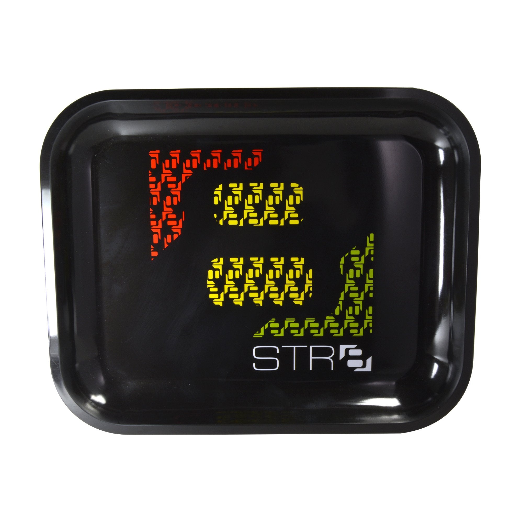 STR8 | Rollin Rasta Rolling Tray | 14.6in x 11.8in - Large - Metal - 1