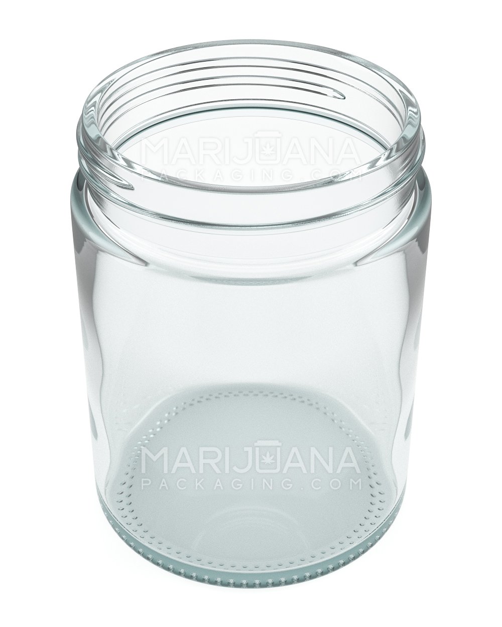 Straight Sided Clear Glass Jars | 80mm - 18oz - 24 Count - 2