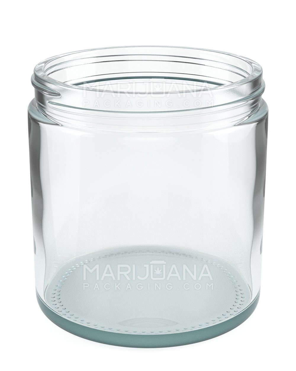 Straight Sided Clear Glass Jars | 89mm - 16oz - 12 Count - 2