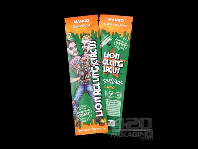 Lion Rolling Circus Mango Hemp Wraps 25/Box - 2