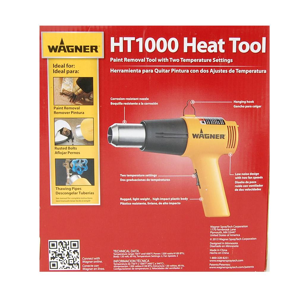WAGNER | Shrink Wrapping Electric Heat Gun | Variable Temparature - Yellow - 1200 Watts - 11