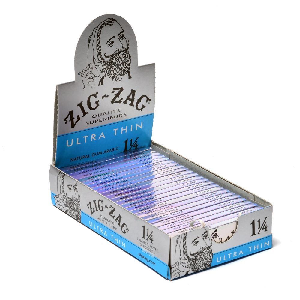 ZIG ZAG | 'Retail Display' 1 1/4 Size Rolling Papers | 83mm - Ultra Thin - 24 Count - 1