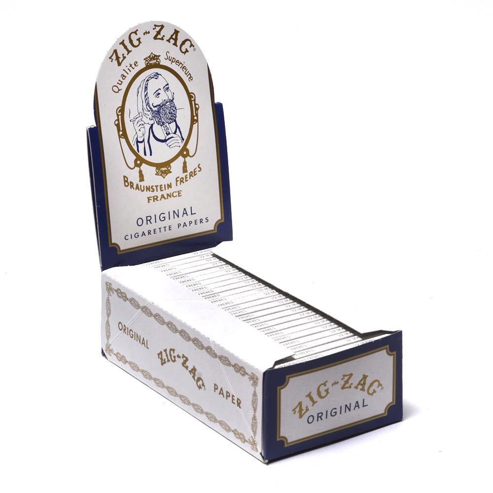 ZIG ZAG | 'Retail Display' Rolling Papers White | 70mm - Original - 24 Count - 1