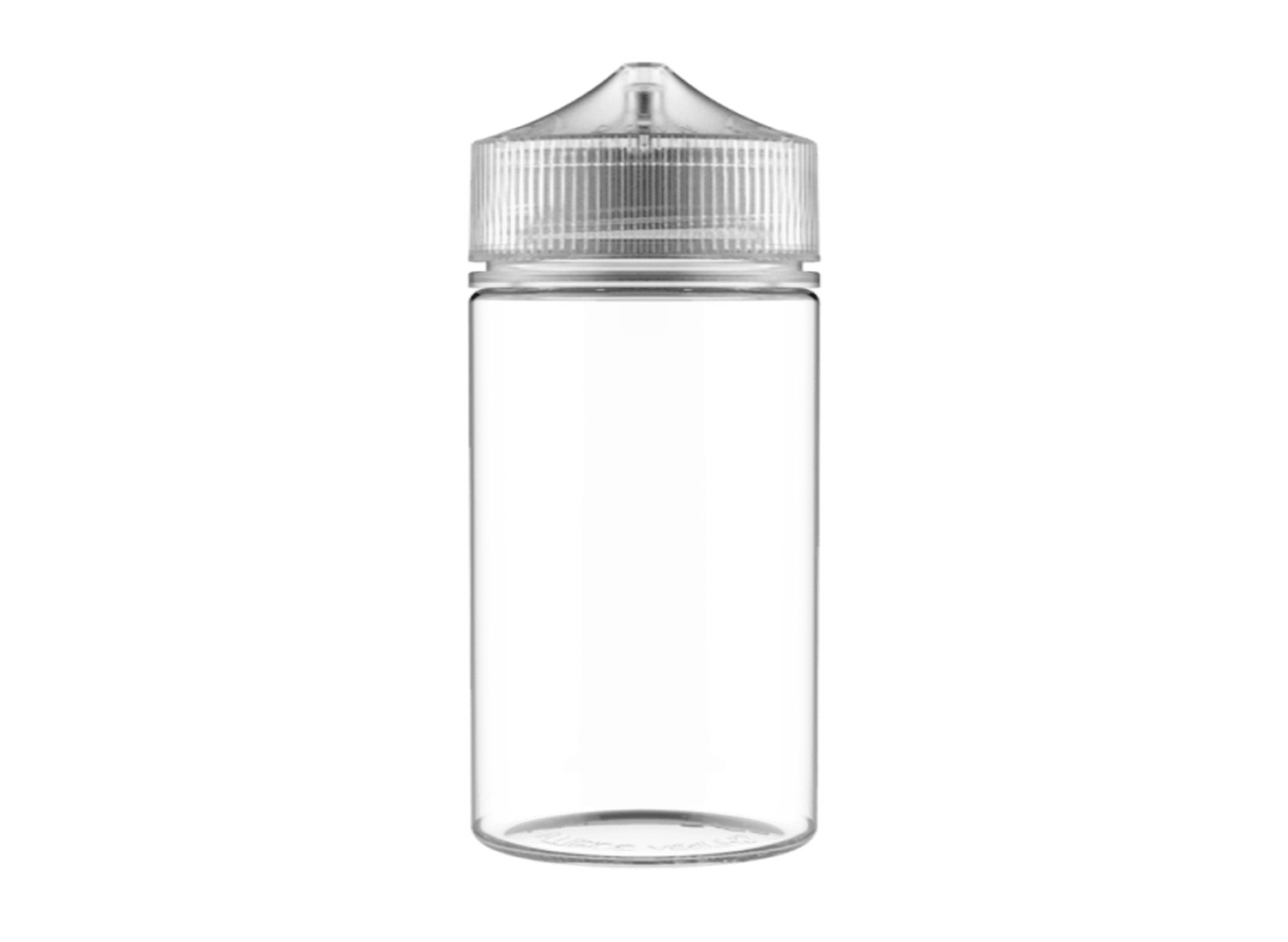 Three brown jars with blue lids on a blue surface, against a yellow background