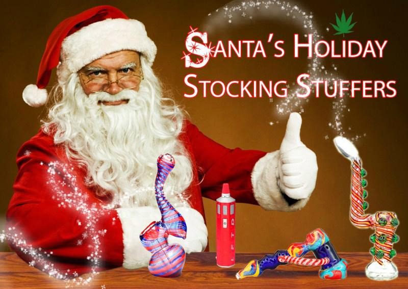 Santa's Holiday Stocking Stuffers From Marijuana Packaging