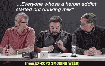 Three Ex Cops Smoke Weed From a Water Pipe