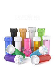 12Pcs 6 Dram Plastic Pill Bottles w/ Child-Resistant Caps Prescription  Container