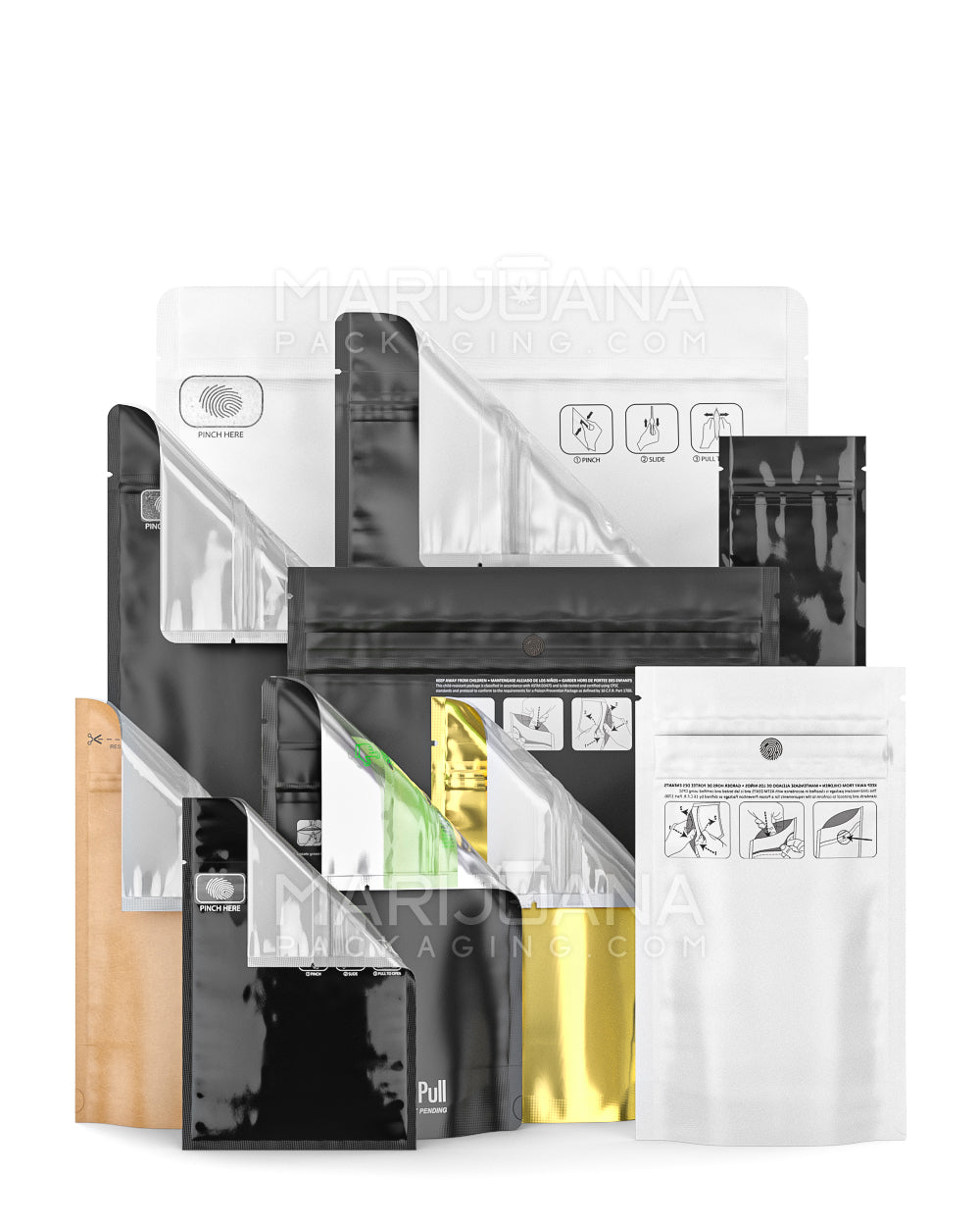 Tamper-Evident Mylar Bags