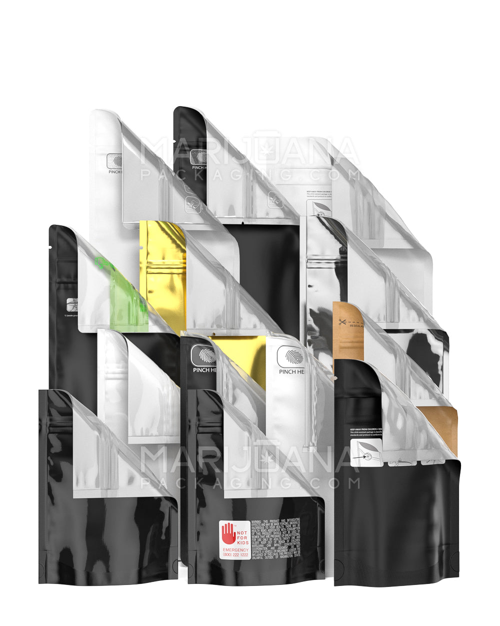 Vista Mylar Bags With Windows