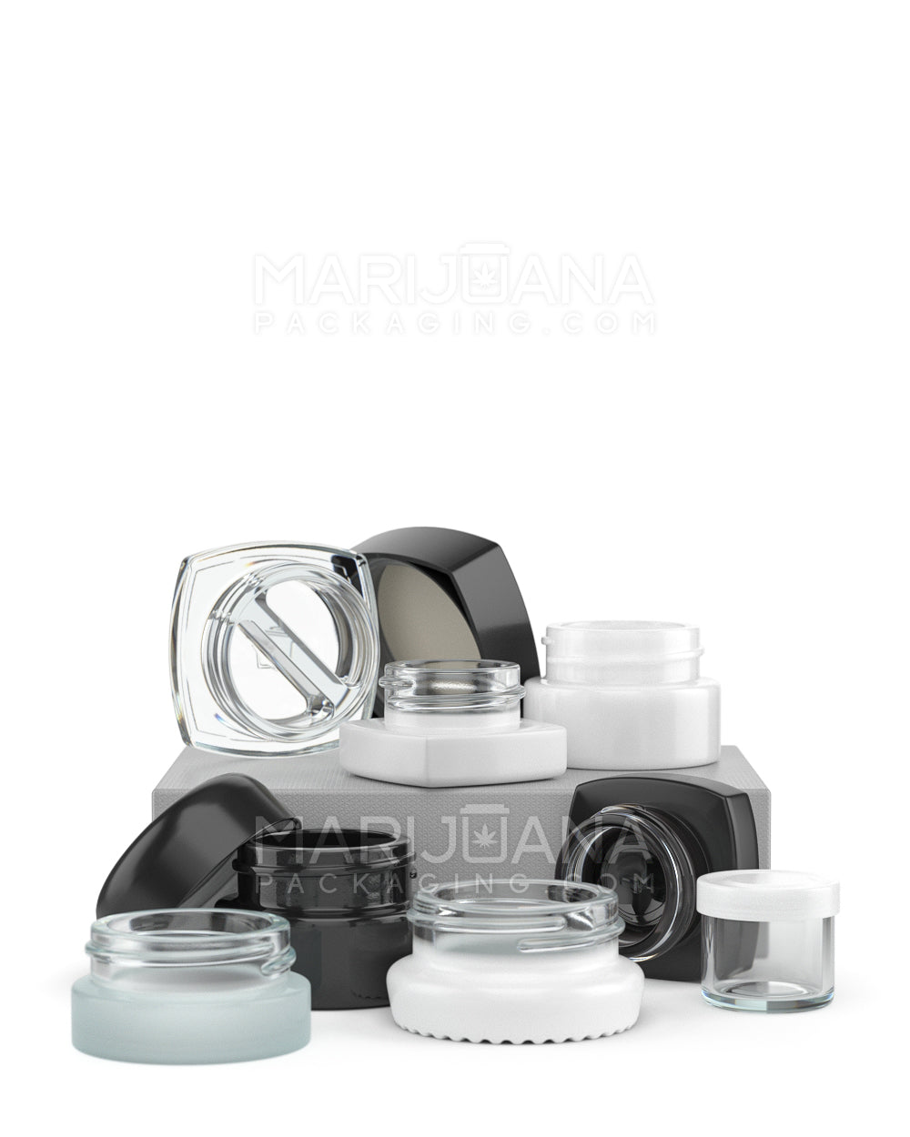 Glass Concentrate Containers