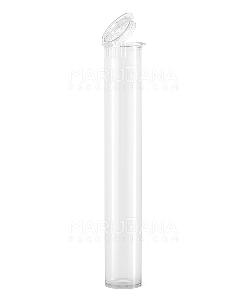 POLLEN GEAR | Child Resistant Pop Top Plastic Snap Cap Pre-Roll Tubes | 116mm - Clear - 1008 Count - 1