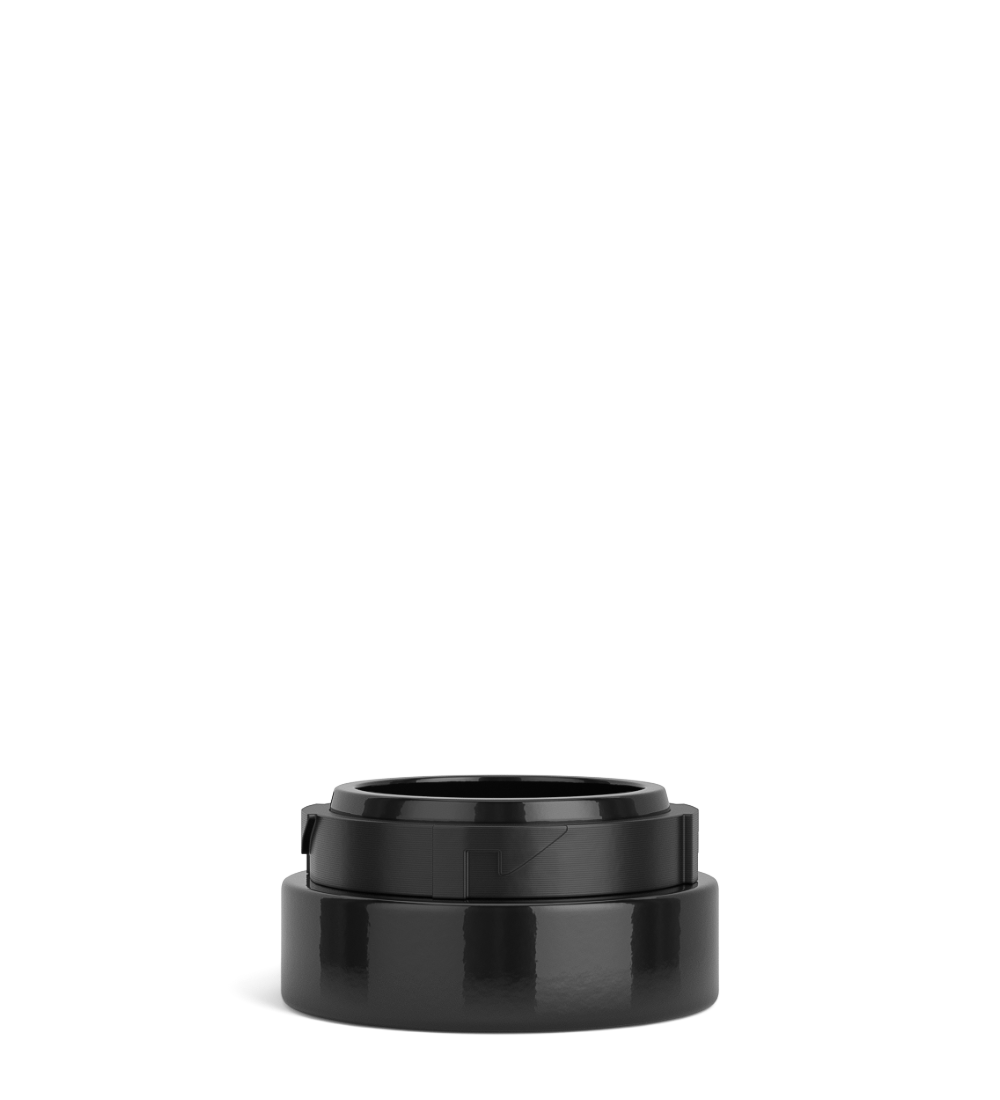 POLLEN GEAR | Palm N Turn Black Glass Concentrate Jar | 38mm - 5mL - 400 Count