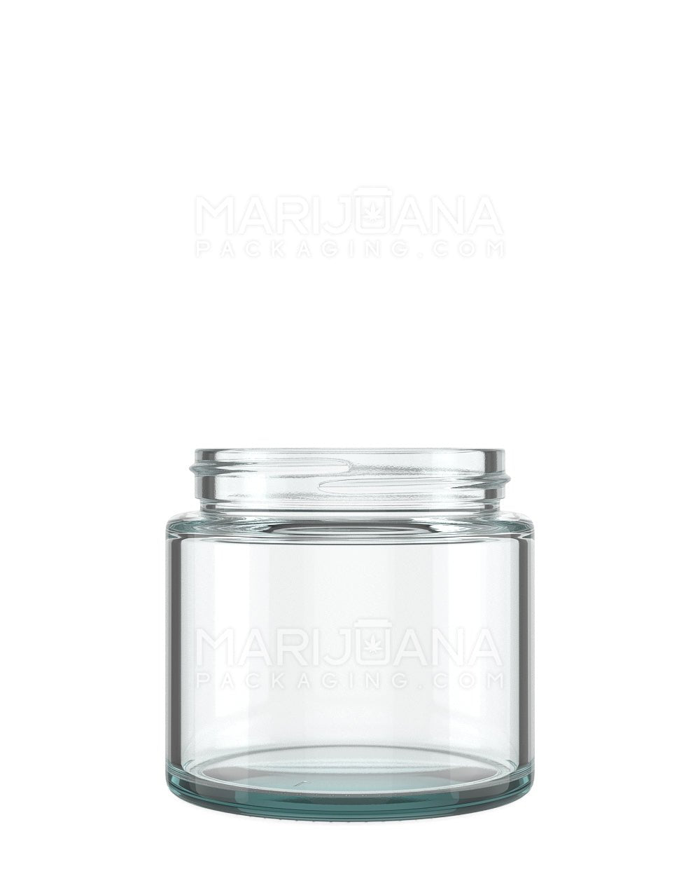 POLLEN GEAR | Kolossus Straight Sided Clear Glass Jars | 66mm - 6.4oz - 60 Count - 1
