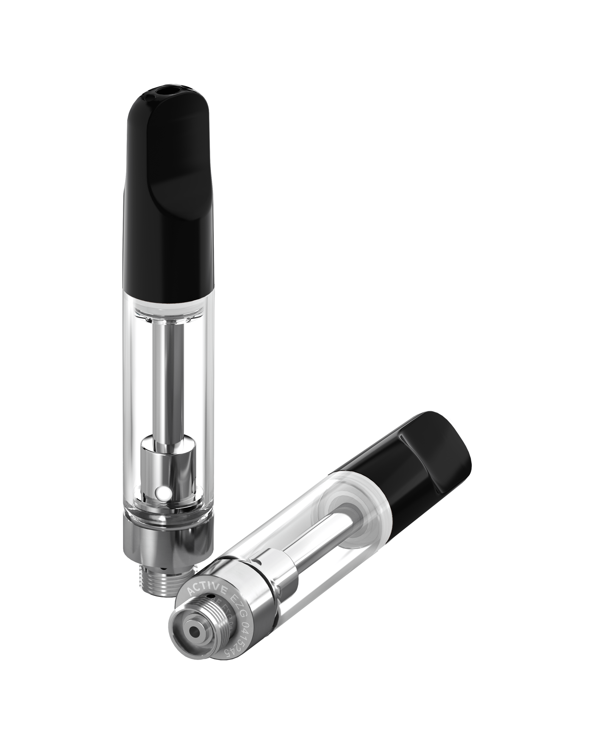 ACTIVE | EZ Click™ Glass GoodCarts Vaporizer Cartridge with 2mm Aperture | 1mL - EZ Click - 100 Count - 5