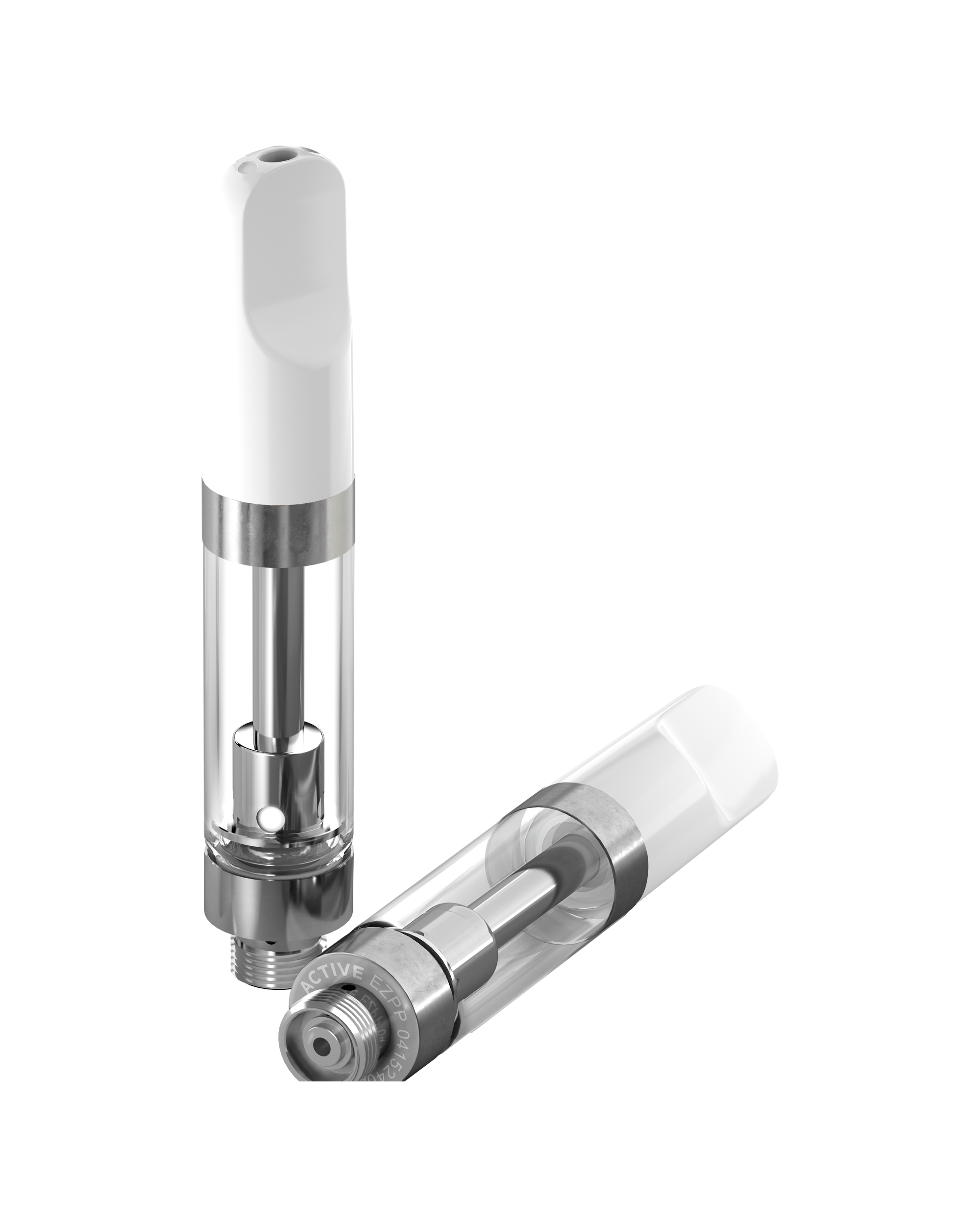 ACTIVE | EZ Click™ Polyresin Plus Vaporizer Cartridge with 2mm Aperture | 1mL - EZ Click - 100 Count - 8