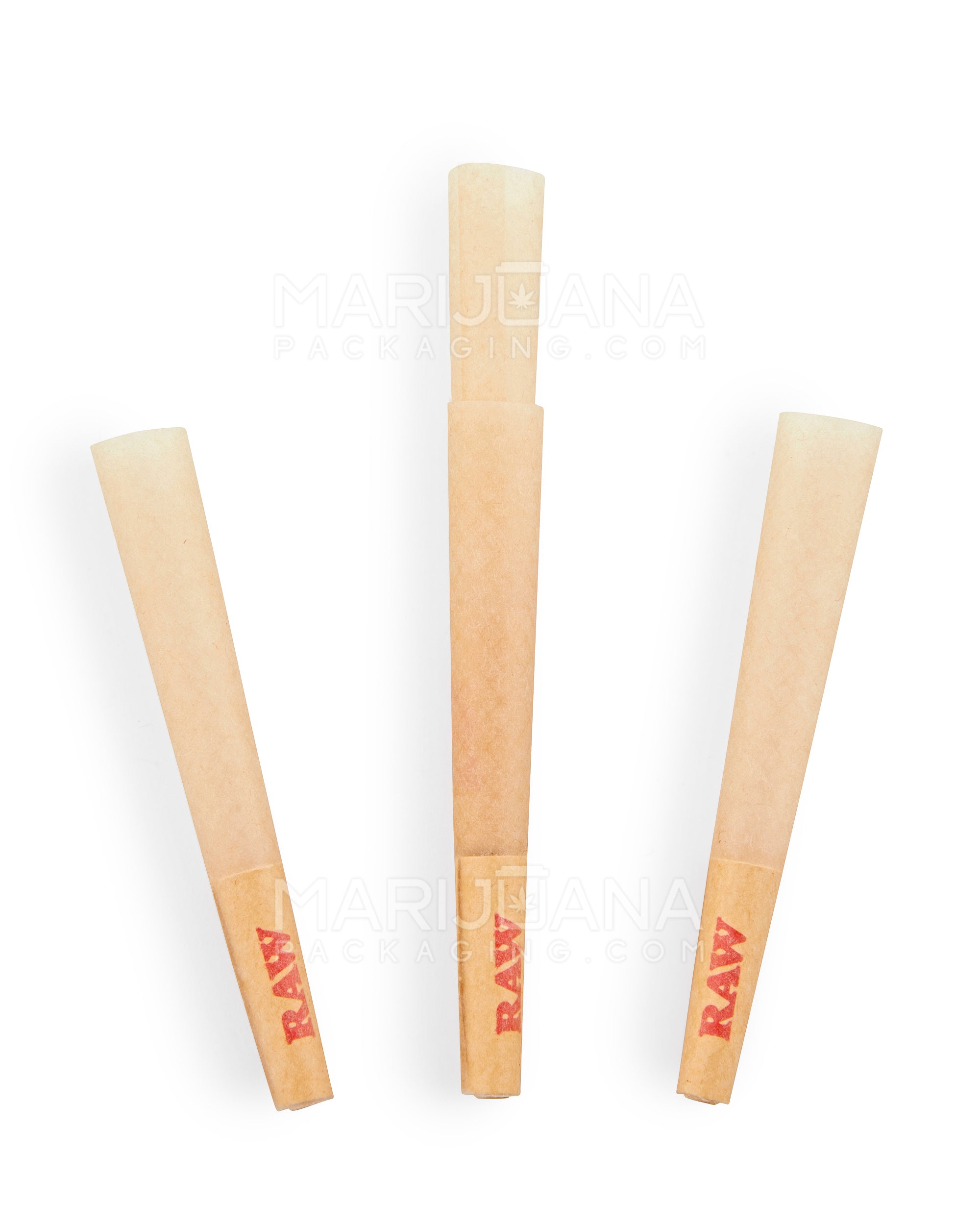 RAW | Classic Single Size Pre-Rolled Cones | 70mm - Unbleached Paper - 600 Count - 3