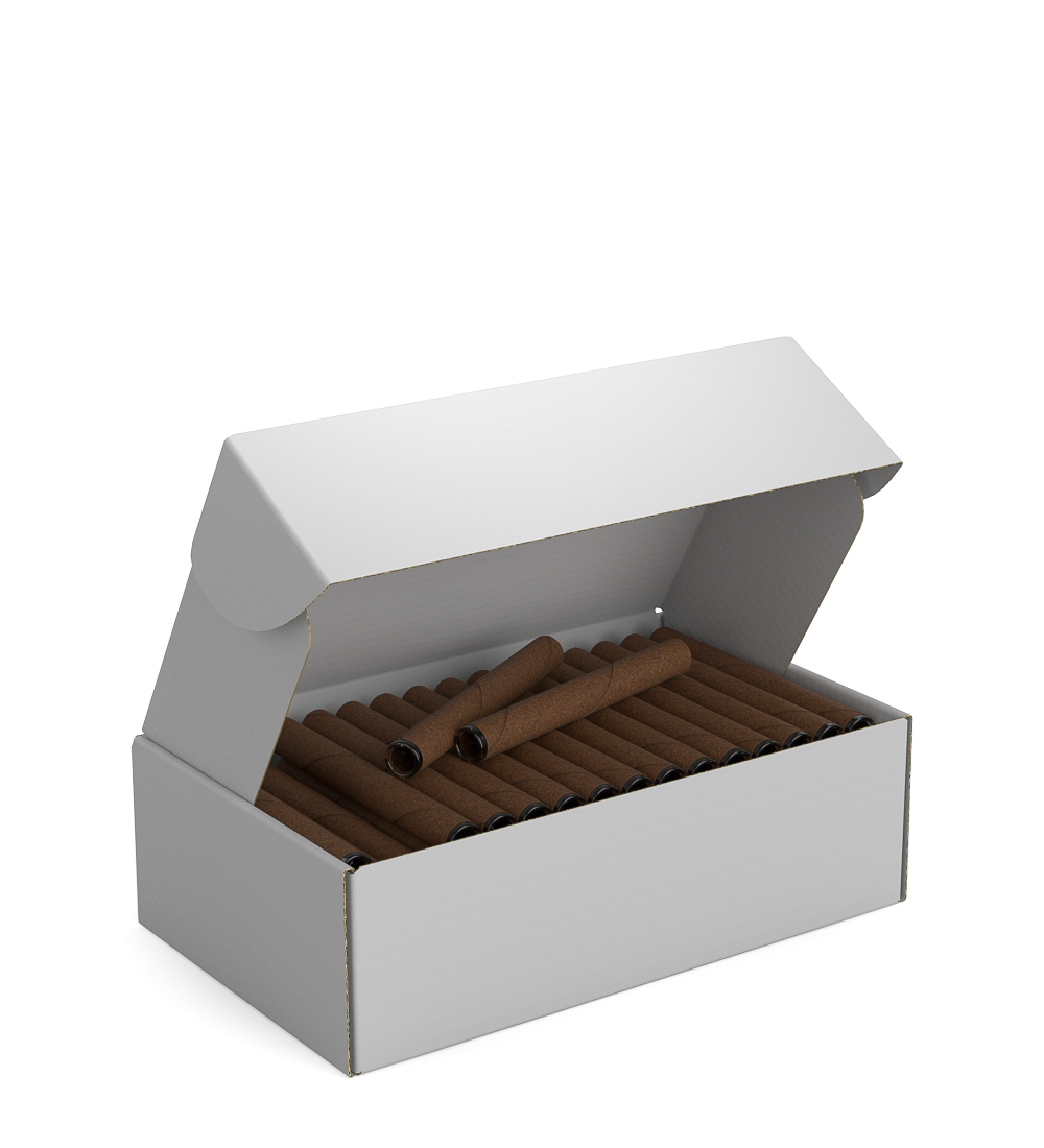 CONE PROS | King Size Glass Tipped Pre-Rolled Cones | 109mm - Light Brown Paper - 80 Count