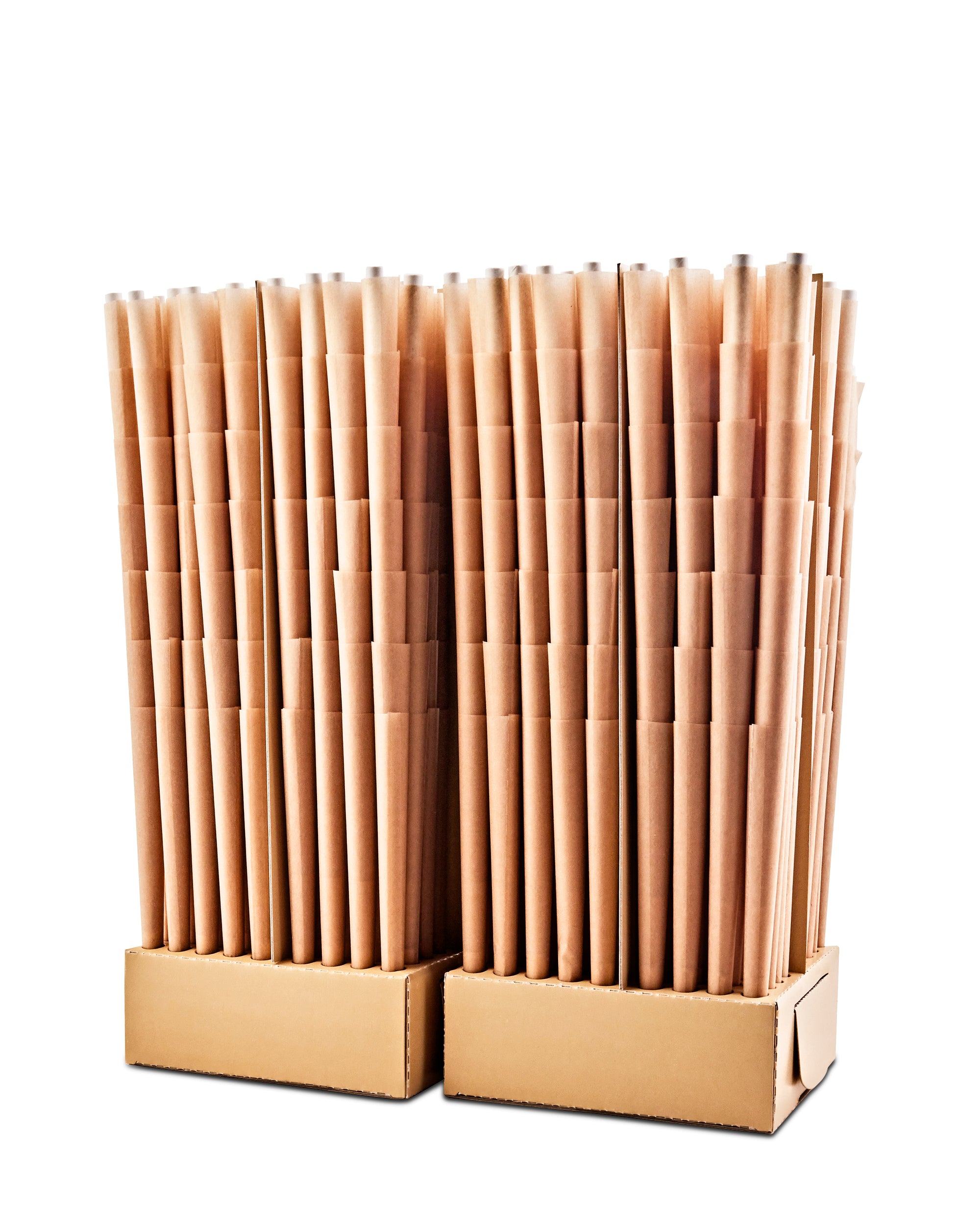 JIWA | Party Size Pre-Rolled Cones | 140mm - Dutch Brown Paper - 1134 Count