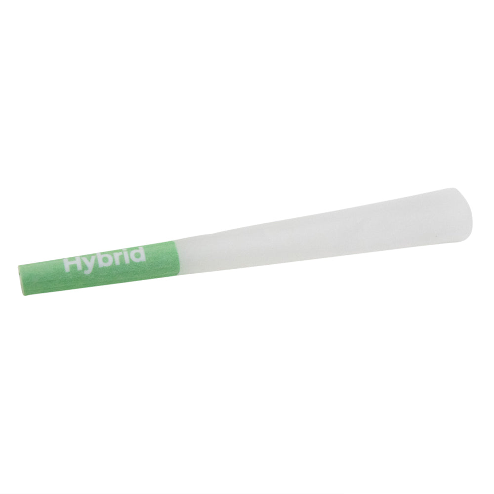 1 1/4 Size Pre-Rolled Cones w/ Green 'Hybrid' Text Filter Tip 2