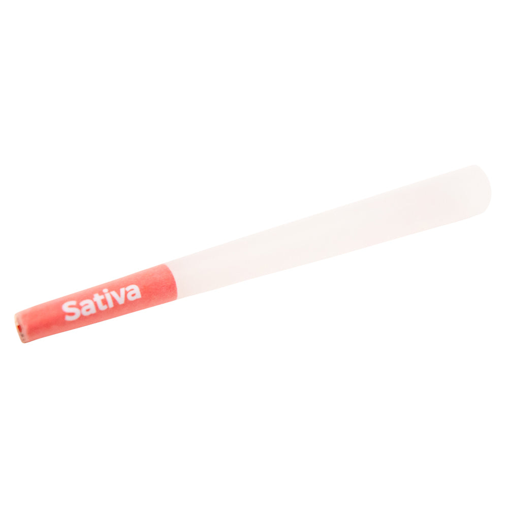 1 1/4 Size Pre-Rolled Cones w/ Red Text 'Sativa' Filter Tip 2