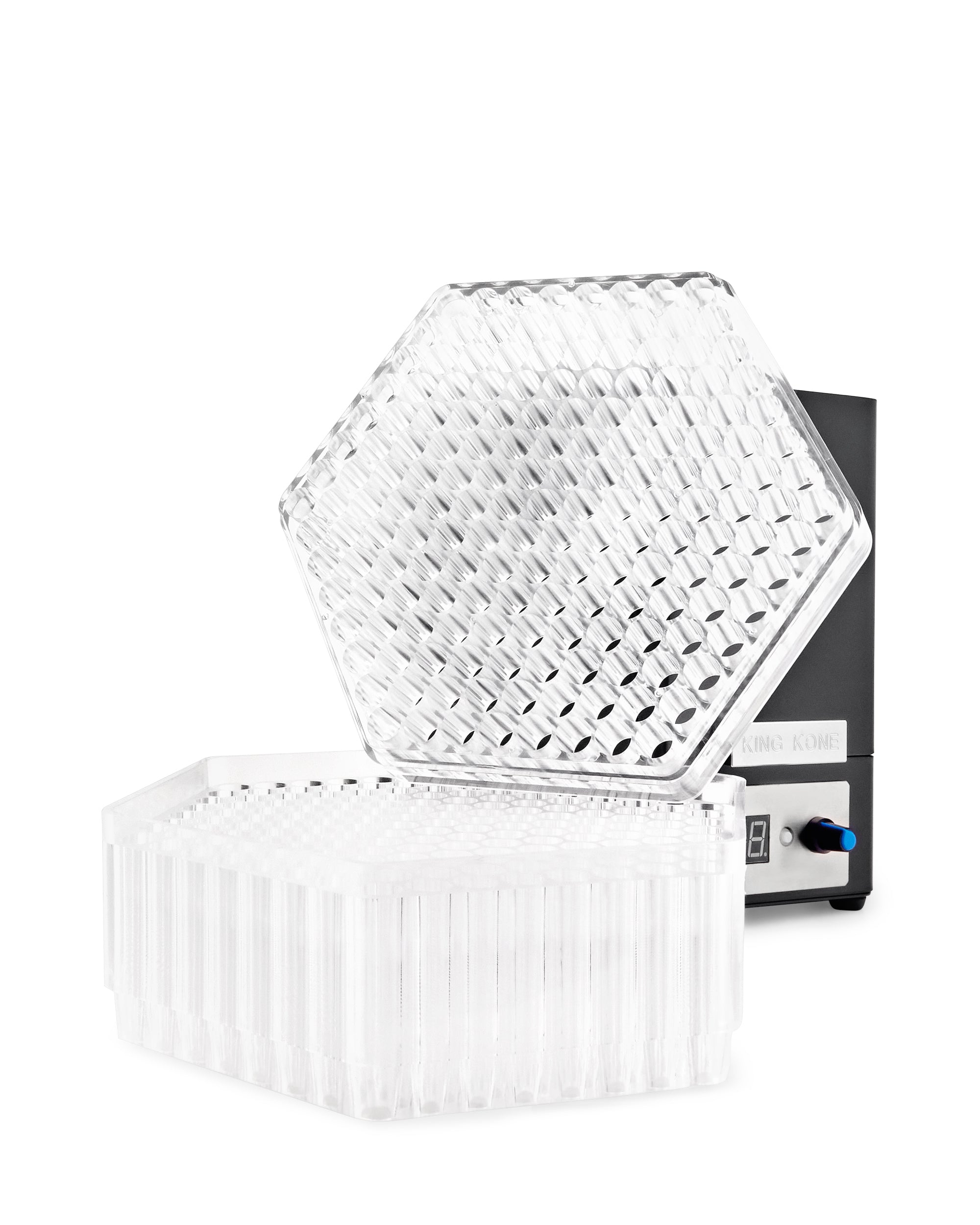 KING KONE | Black Steel Vibration Pre-Rolled Cone Filling Machine V2 for 84/98/109mm | Fill 169 Cones in 3 Minutes