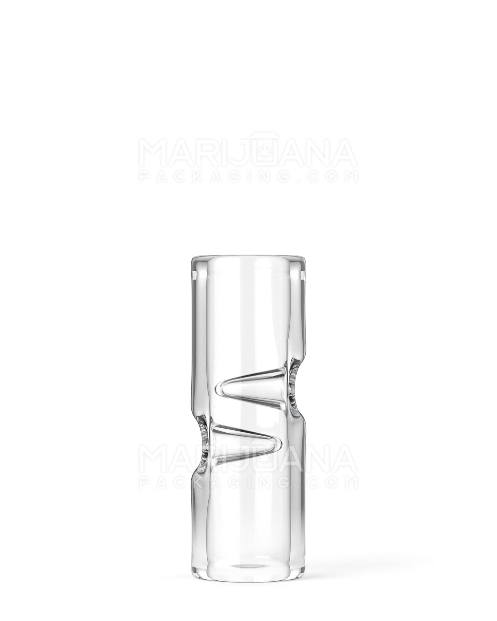 Glass Smoking Filter Tips Notched | 10mm - Clear | Sample