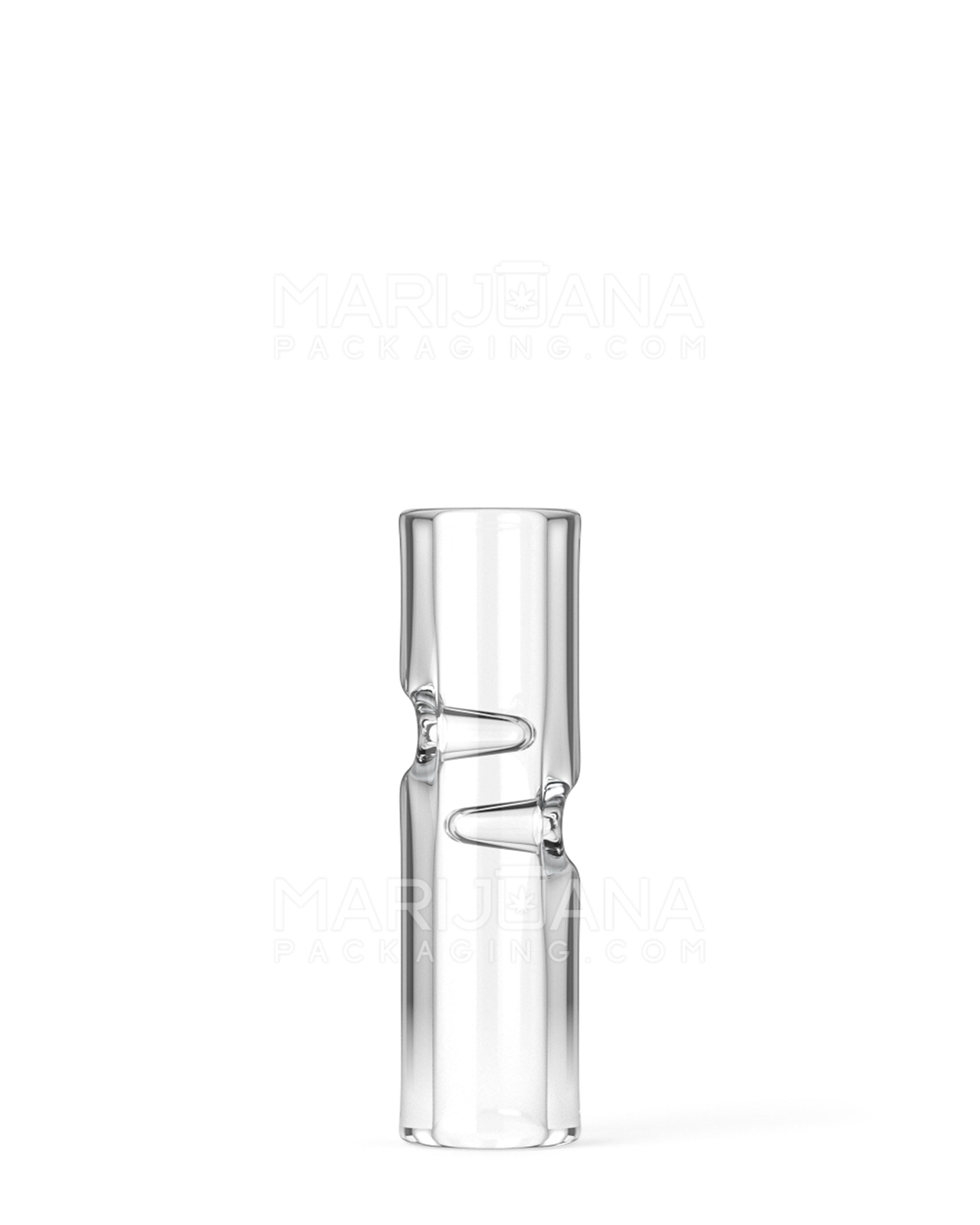 Glass Smoking Filter Tips Notched | 9mm - Clear | Sample