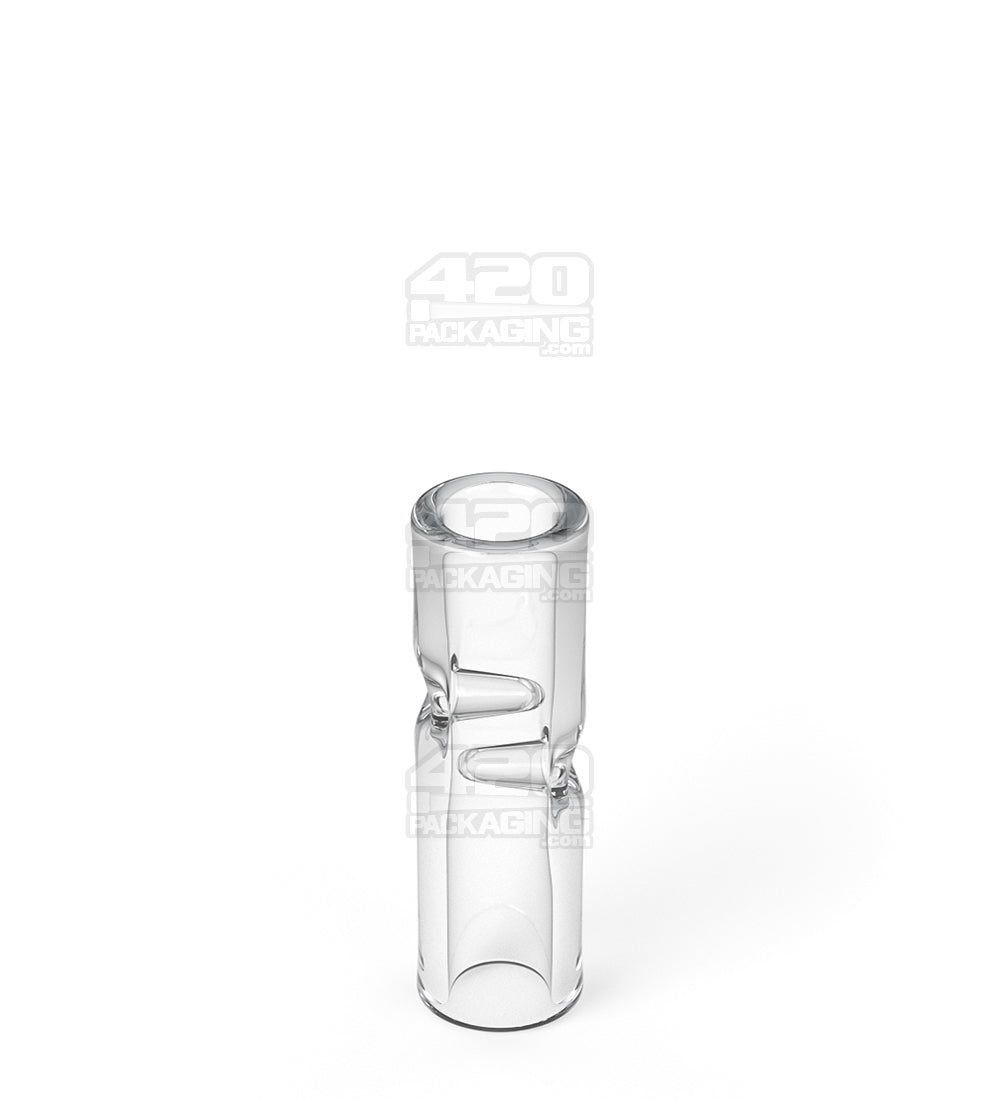 Glass Filter Tips Notched | 9mm - Clear - 175 Count
