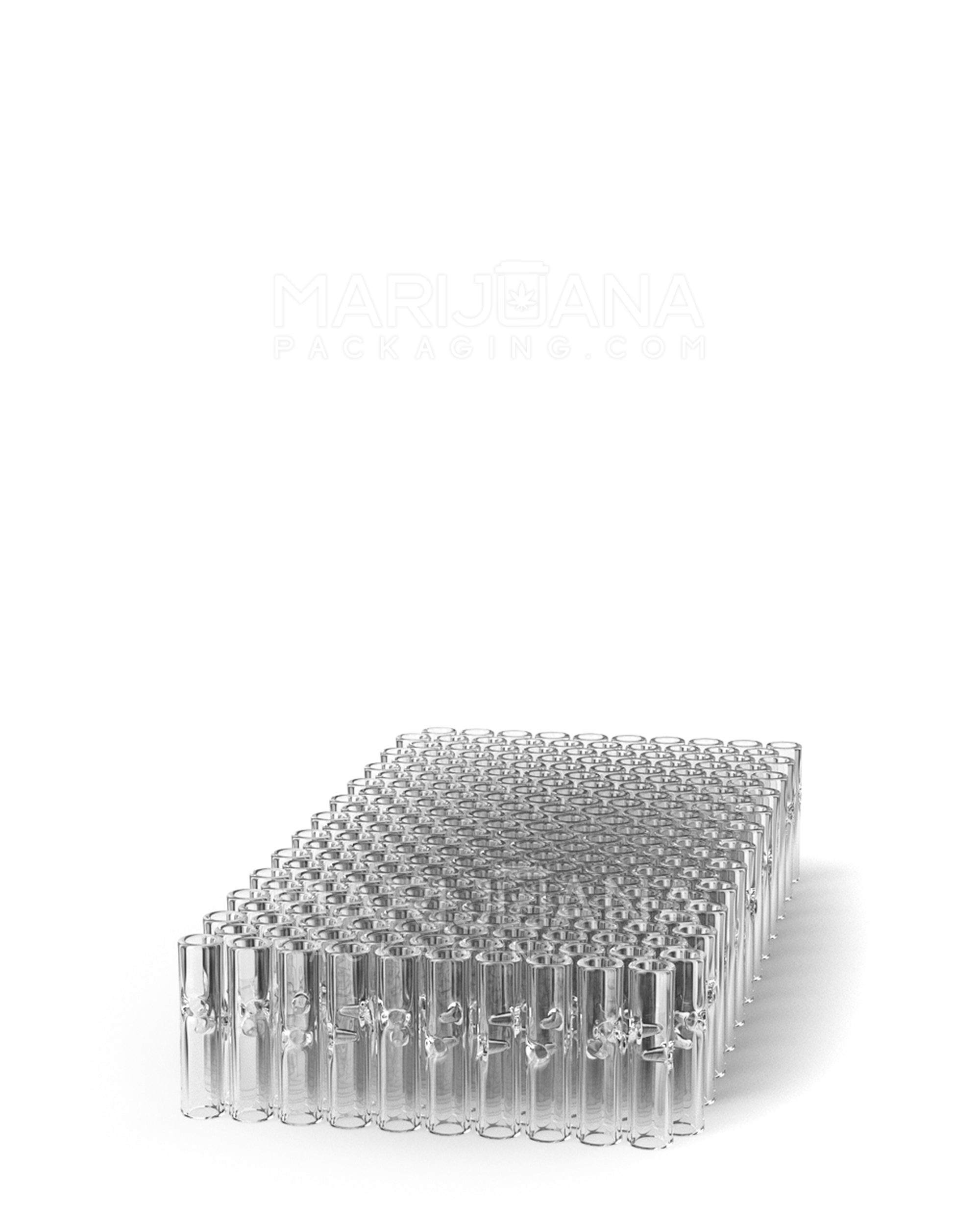 Glass Smoking Filter Tips Notched | 9mm - Clear - 175 Count