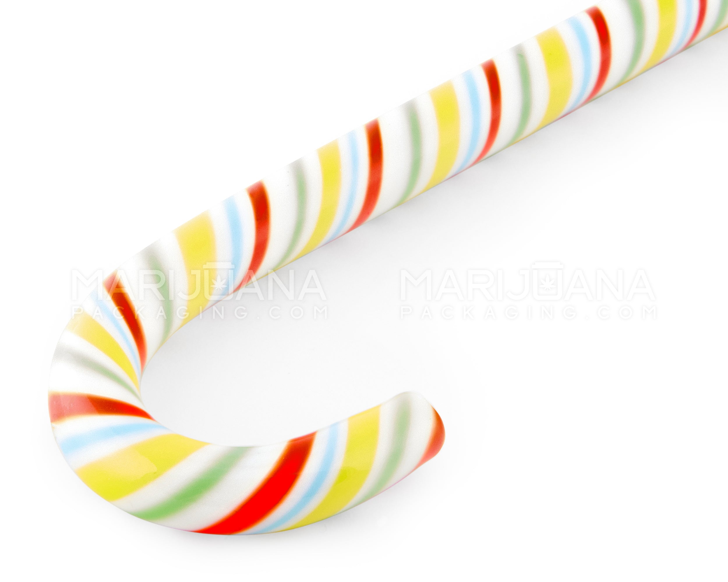 Candy Cane Dabber Tool | 5in Long - Glass - Assorted