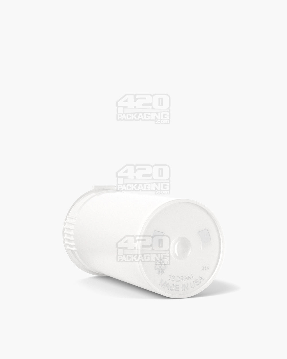 13 Dram Pollen Gear White Child Resistant Opaque KSC Pop Top Bottles 592/Box - 4