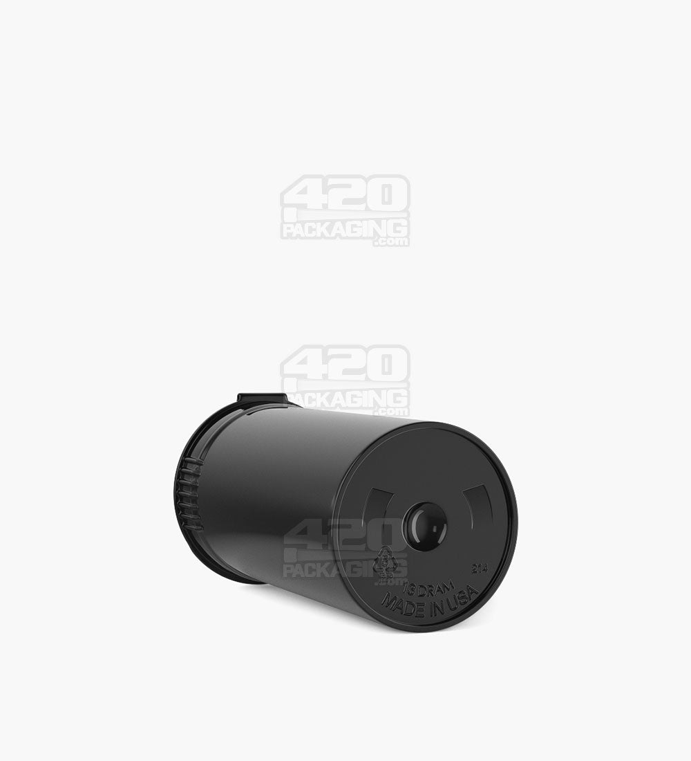 POLLEN GEAR | Child Resistant KSC Opaque Black Pop Top Bottles | 13dr - 2g - 592 Count