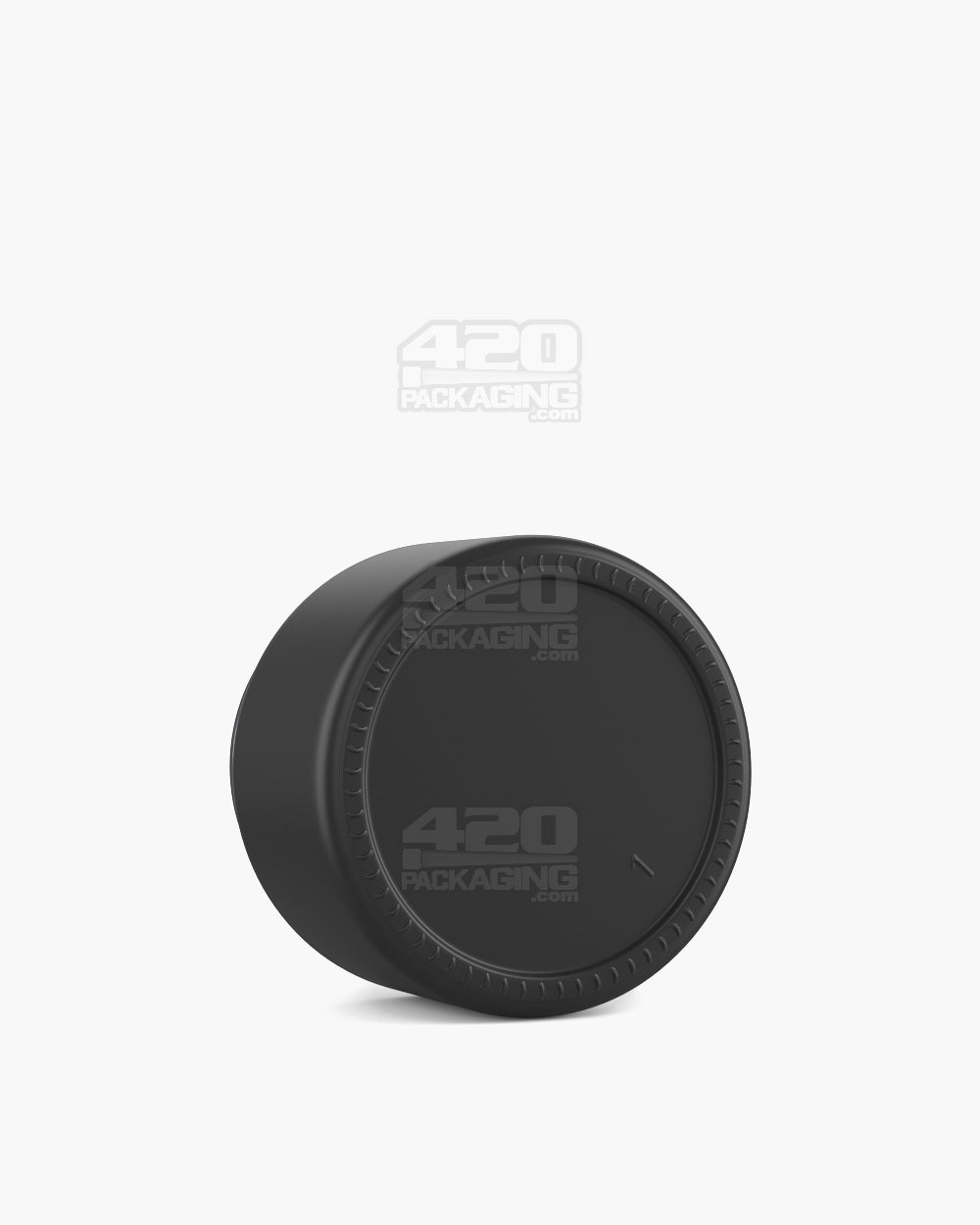4oz Pollen Gear Kolossus Straight Sided 62mm Matte Black Glass Jars 30/Box - 4