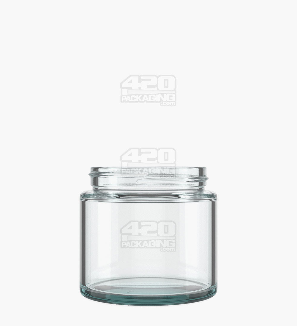 POLLEN GEAR | Kolossus Straight Sided Clear Glass Jars | 66mm - 6.4oz - 60 Count