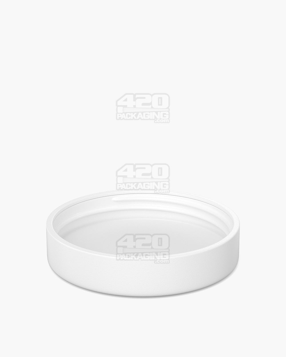 POLLEN GEAR | Child Resistant Kolossus Push Down & Turn Plastic Caps w/ PE Foam Liner | 66mm - Matte White - 540 Count