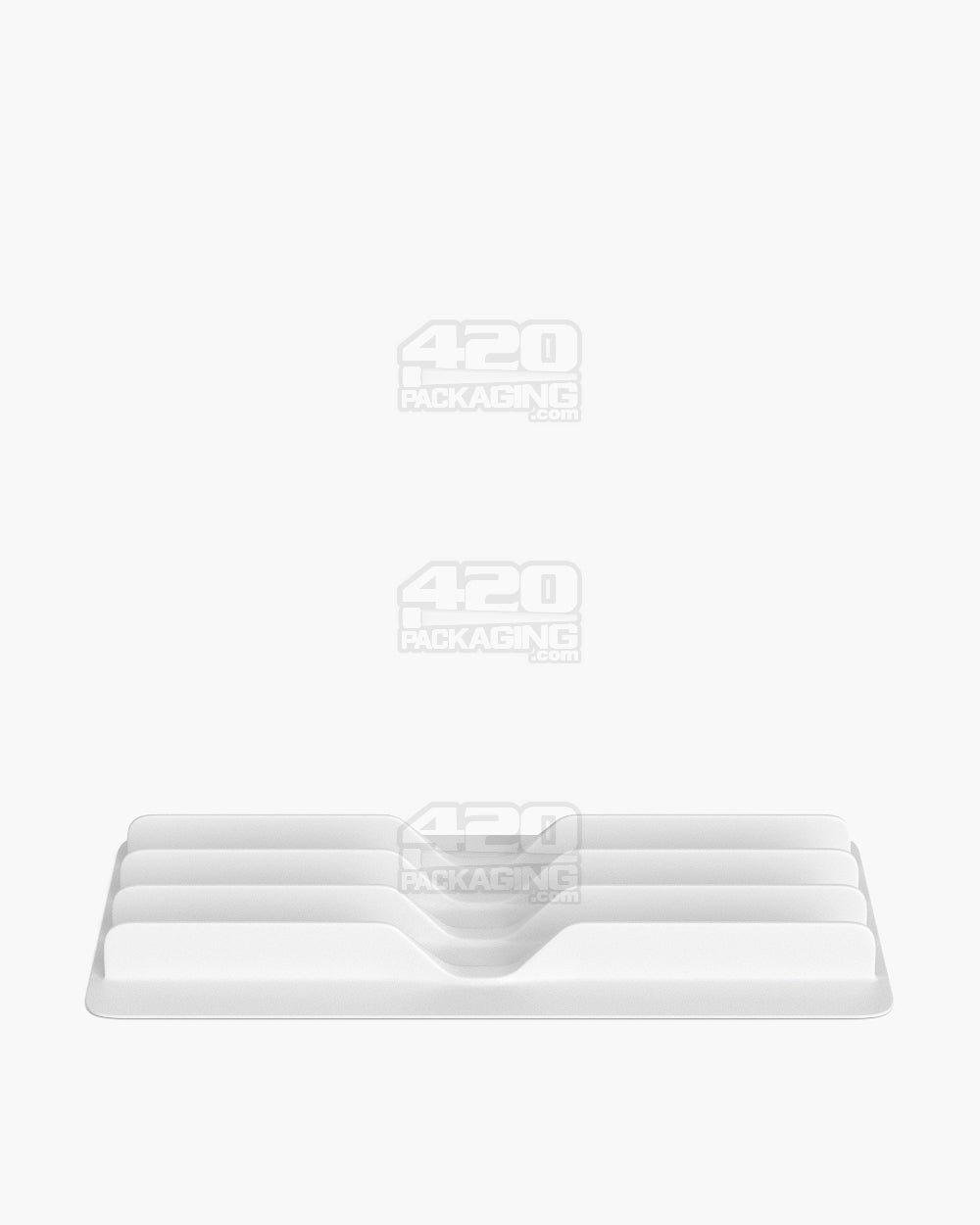 25mm Pollen Gear SnapTech Large White Plastic Insert Tray Foam 2500/Box - 2