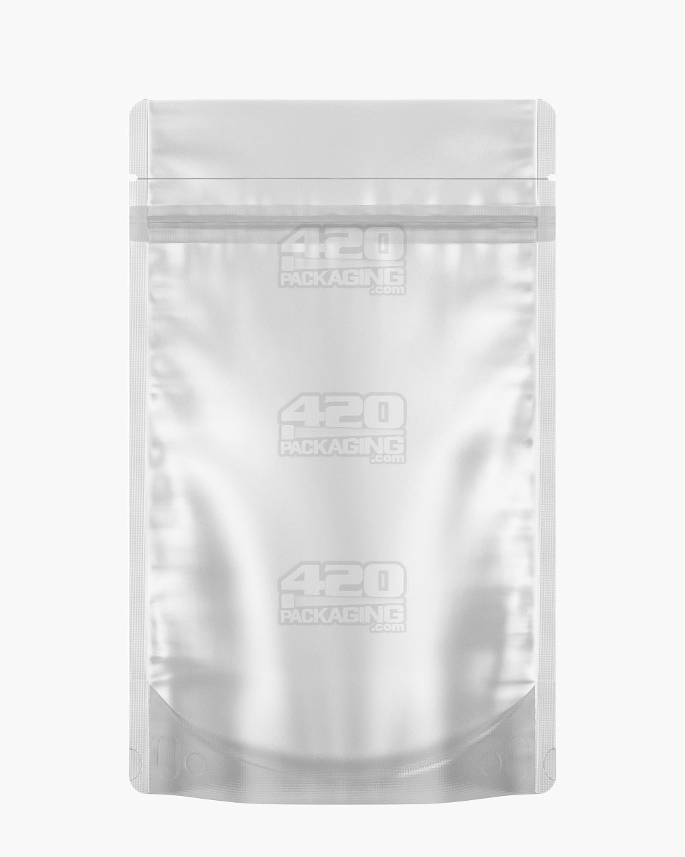 Matte-Black 5" x 8.1" PCR Vista Mylar Tamper Evident Bags (14 grams) 1000/Box - 3