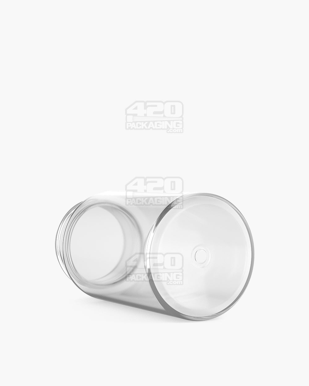 Wide Mouth Straight Sided Clear Plastic PCR Jars for Pre-Rolls | 38mm - 2oz - 180 Count