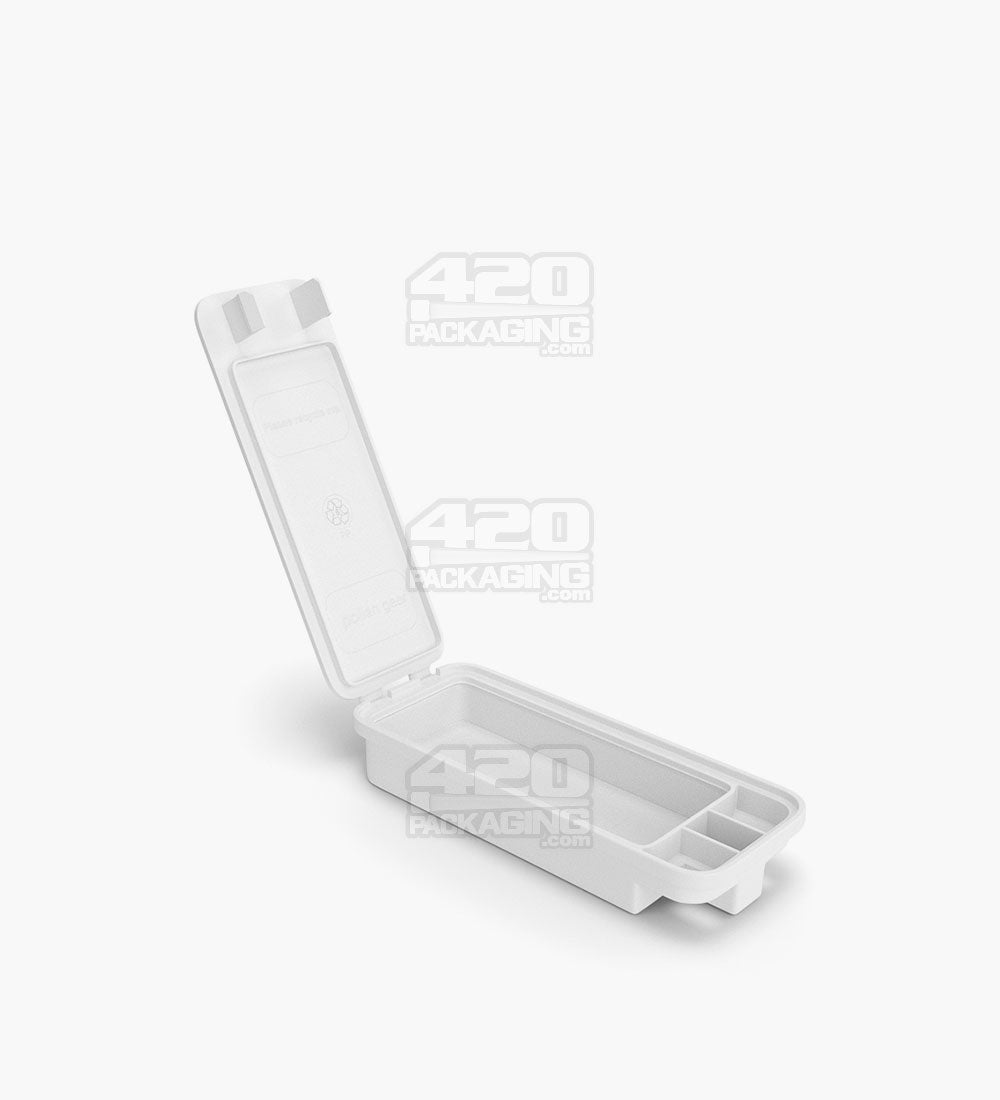 POLLEN GEAR | Child Resistant SnapTech Pre-Roll Case | Small - White Plastic - 450 Count