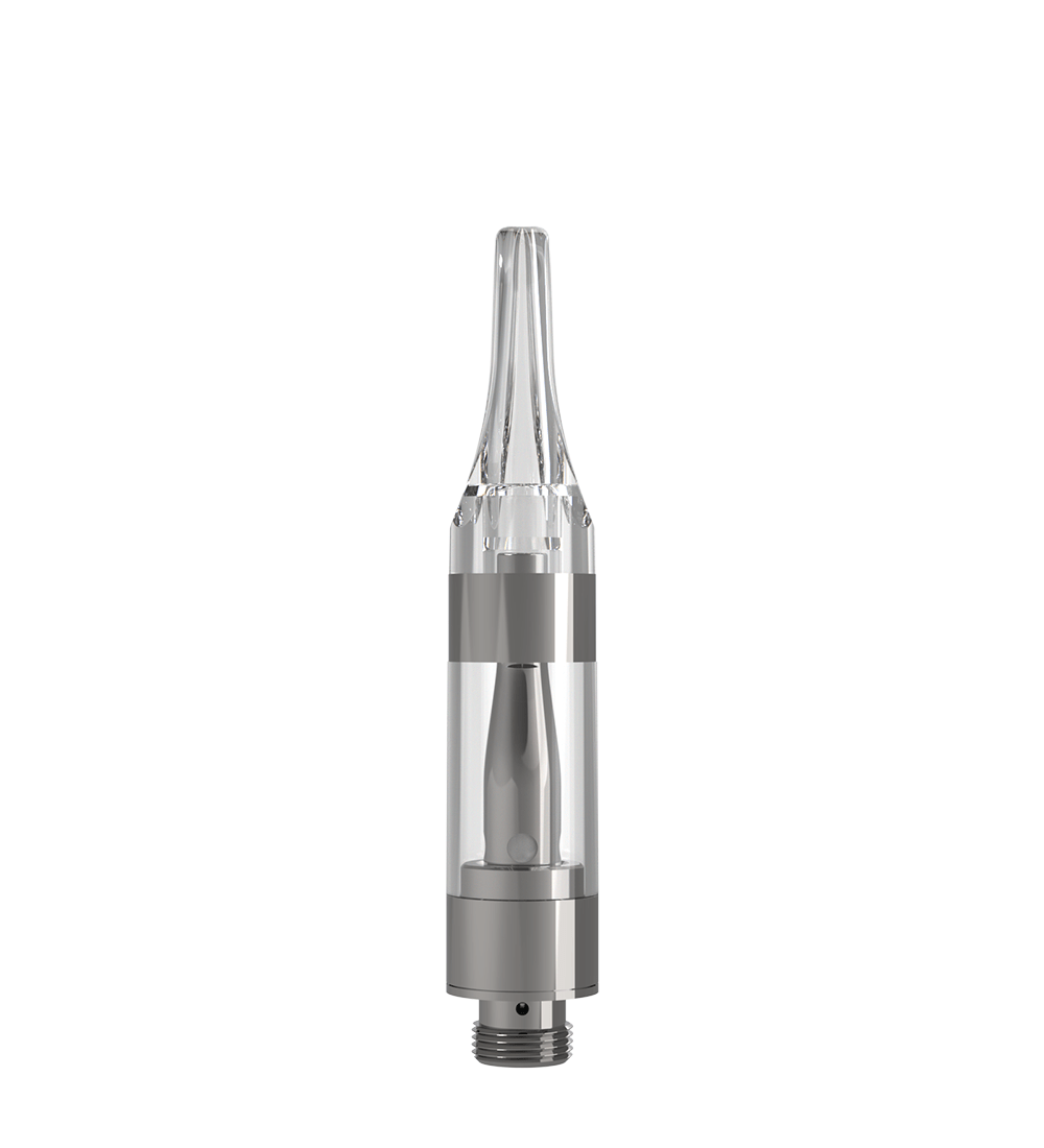 CCELL M6T - EVO Therma Plastic Vape Cartridge 0.5ml w/ Snap Fit Clear Barrel Plastic Mouthpiece Connection 100/Box - 3