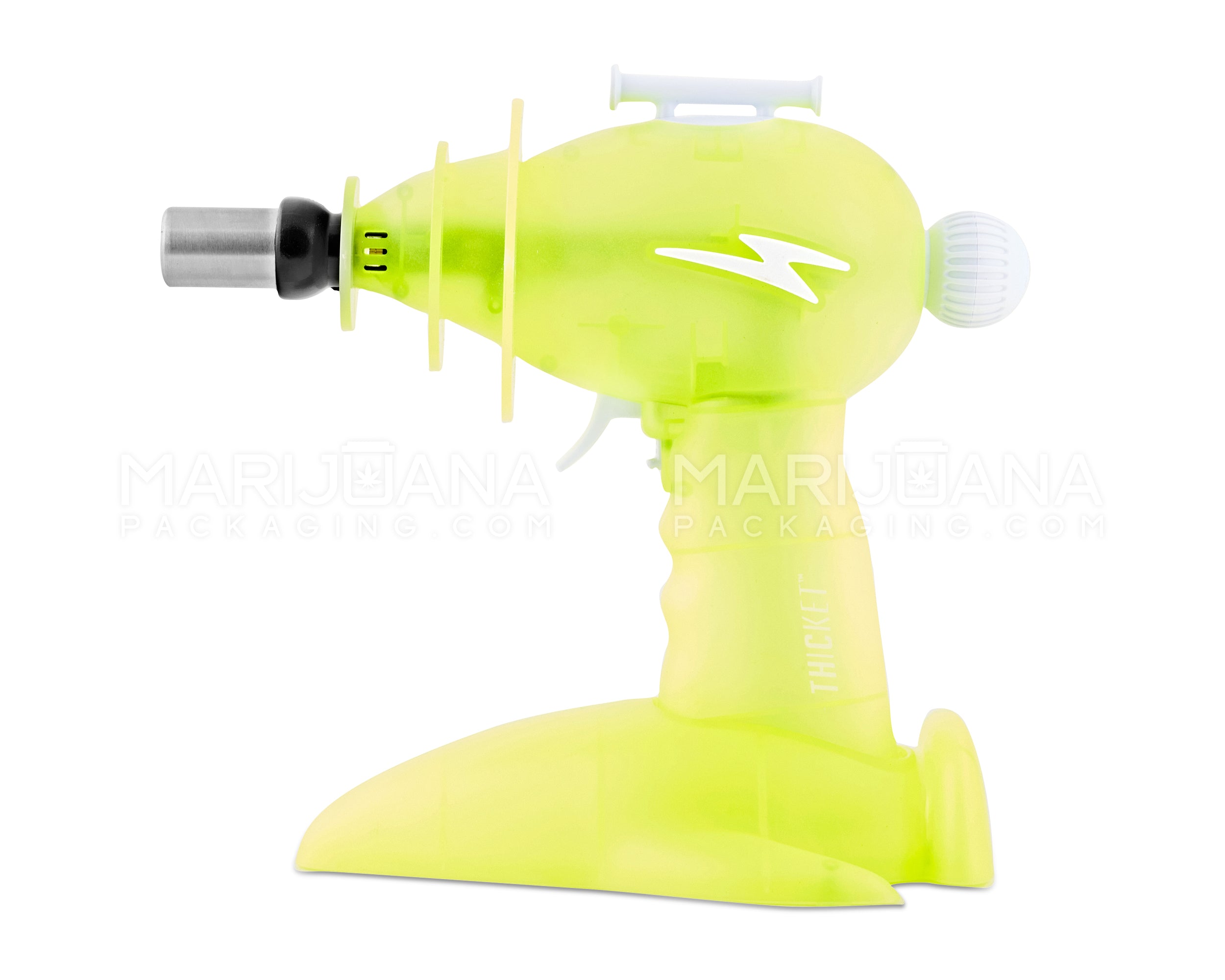 THICKET | Glow-in-the-Dark Space Gun Torch | 9in Tall - No Butane - Yellow