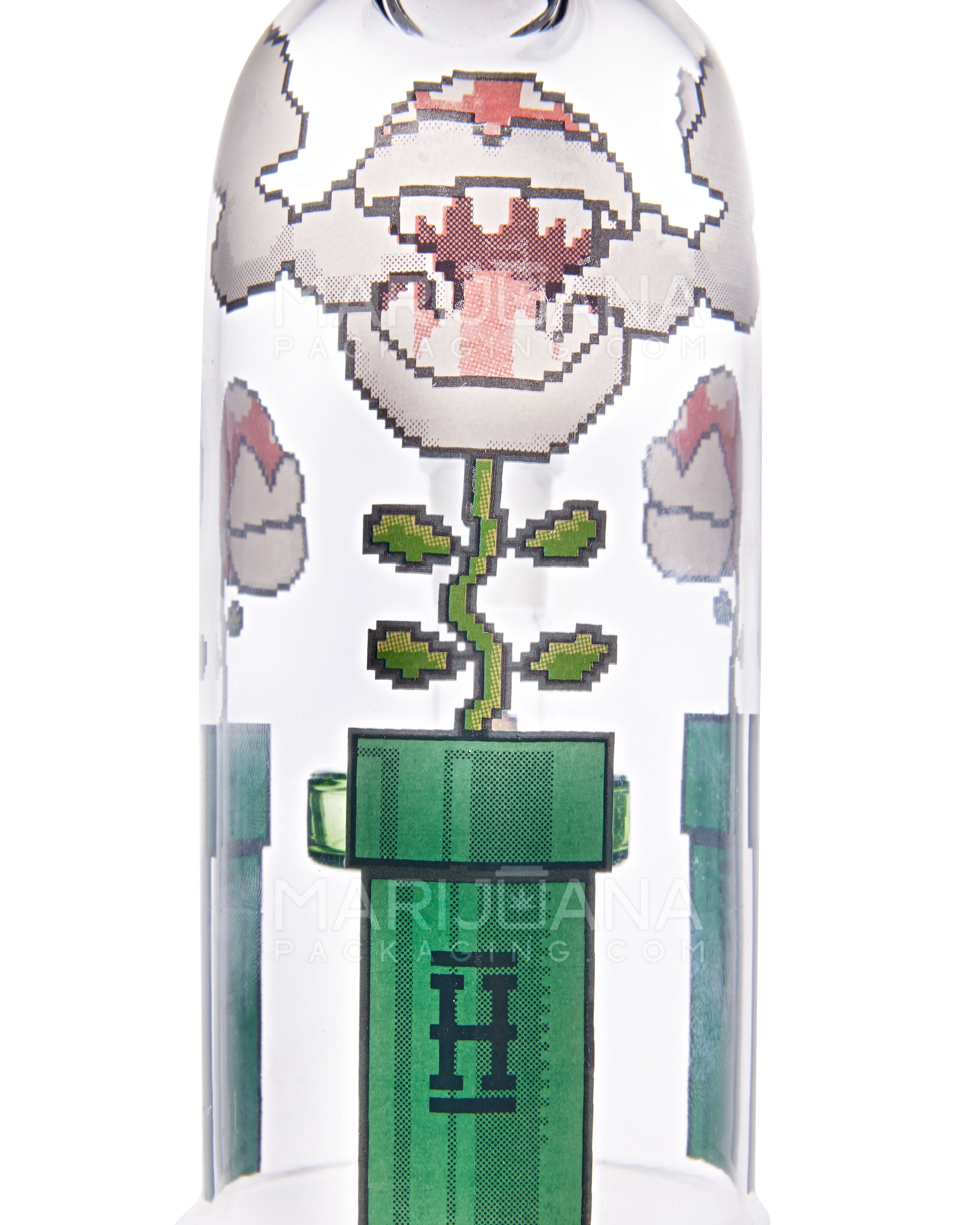 HEMPER | Gaming Flower Mini Water Pipe w/ Showerhead Percolator | 7in Tall - 14mm Bowl - Assorted - 5