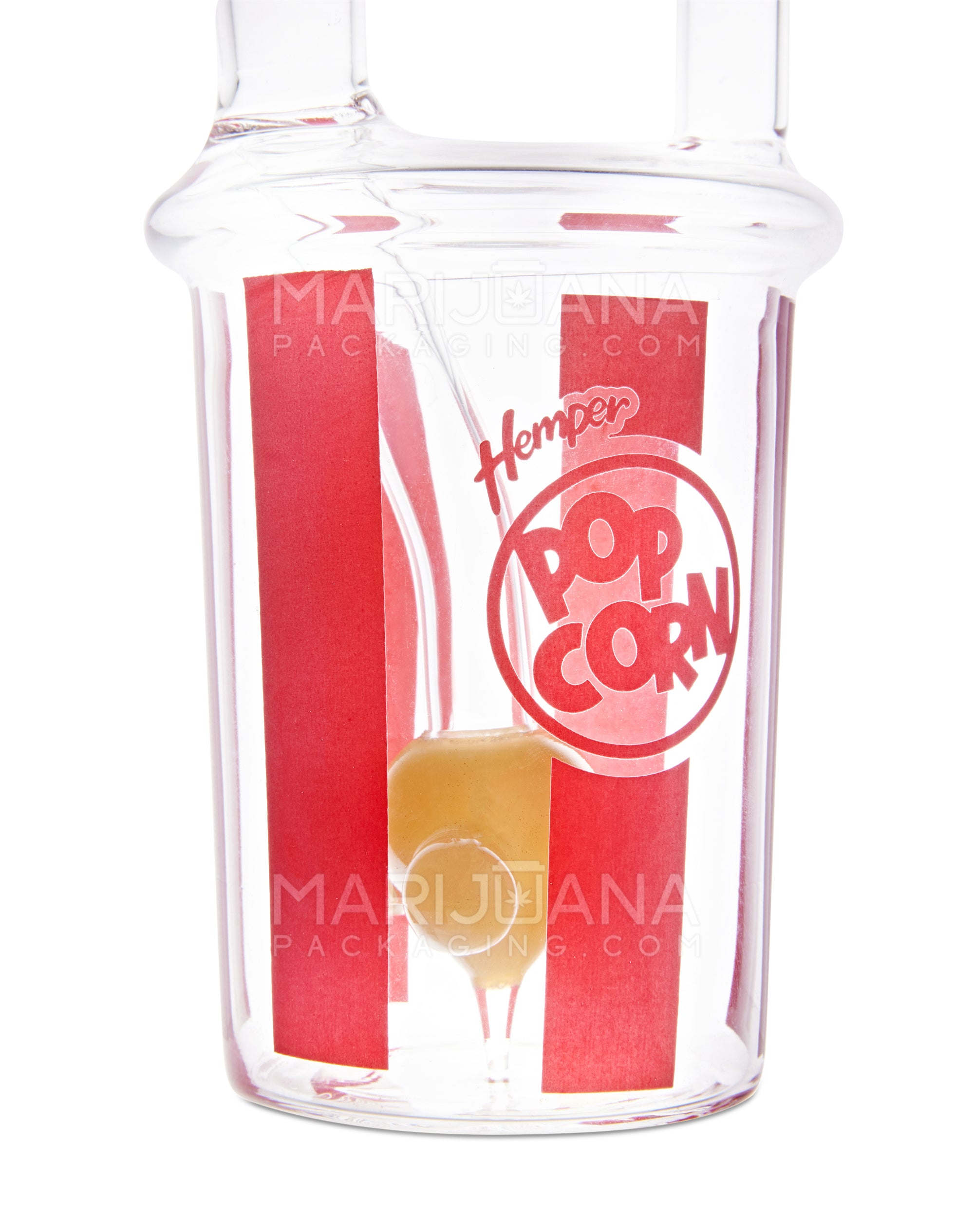HEMPER | Popcorn Mini Water Pipe | 6in Tall - 14mm Bowl - Assorted - 3