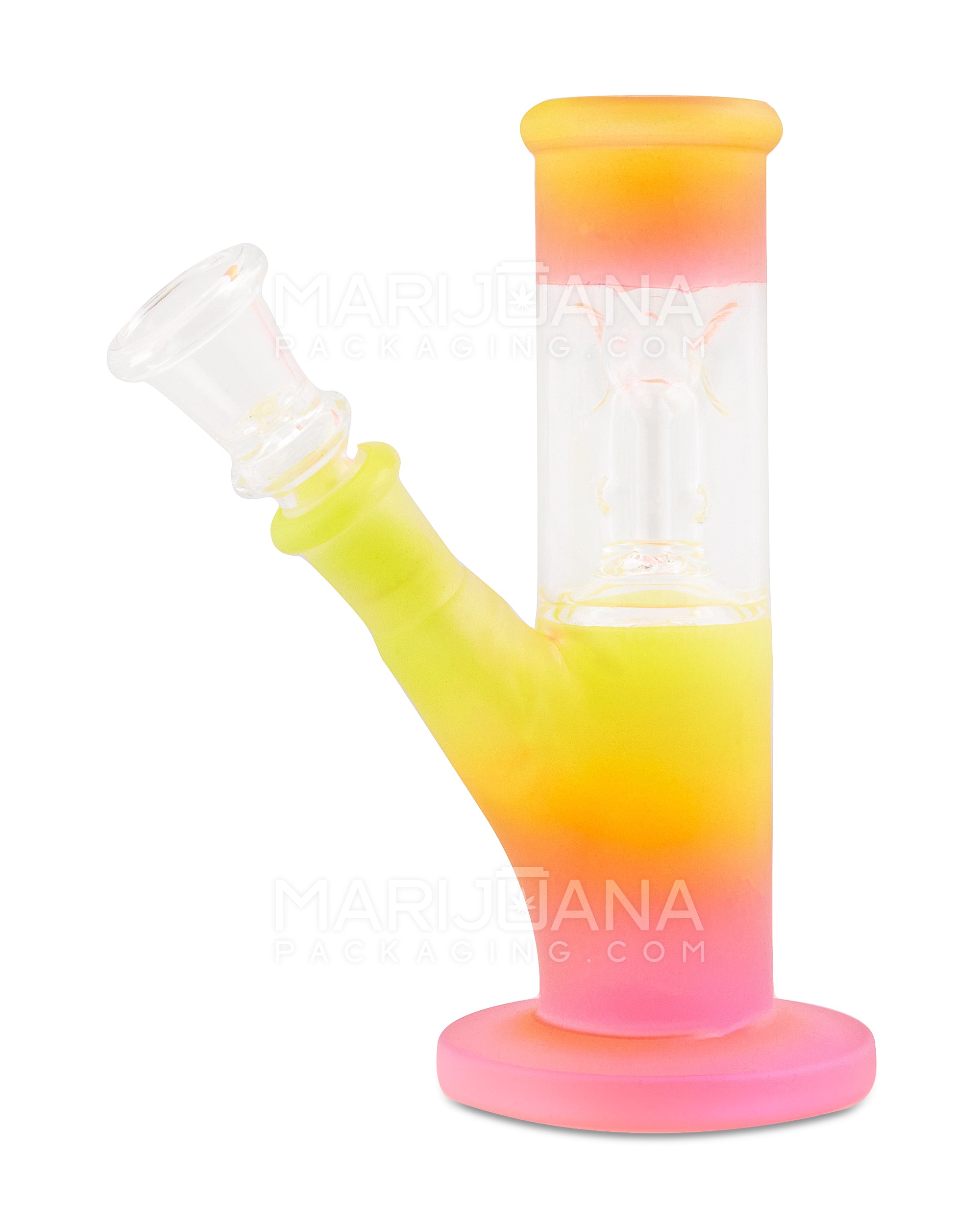 Frosted Mini Straight Shooter 6.5 Inch Water Pipe