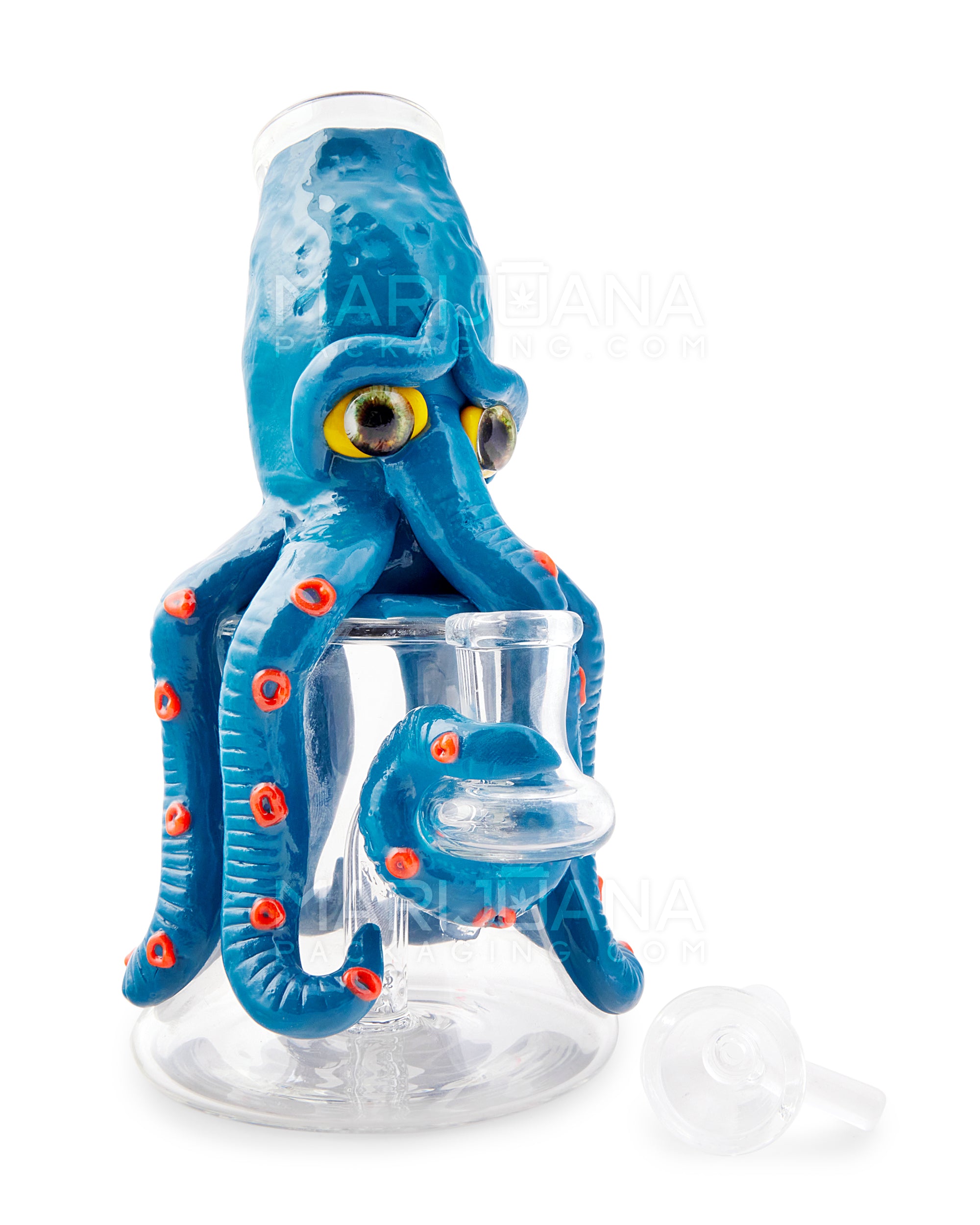 Monster Octopus Tentacle Water Pipe | 7in Tall - 14mm Bowl - Assorted - 2