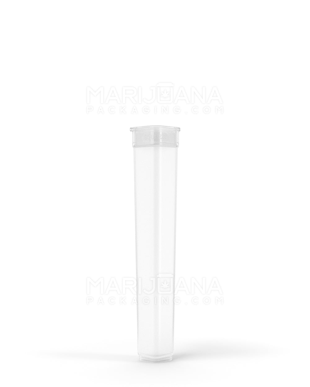 POLLEN GEAR | 100% Recyclable Transparent Pop Box Pop Top Plastic Pre-Roll Tubes | 119mm - Clear - 1840 Count