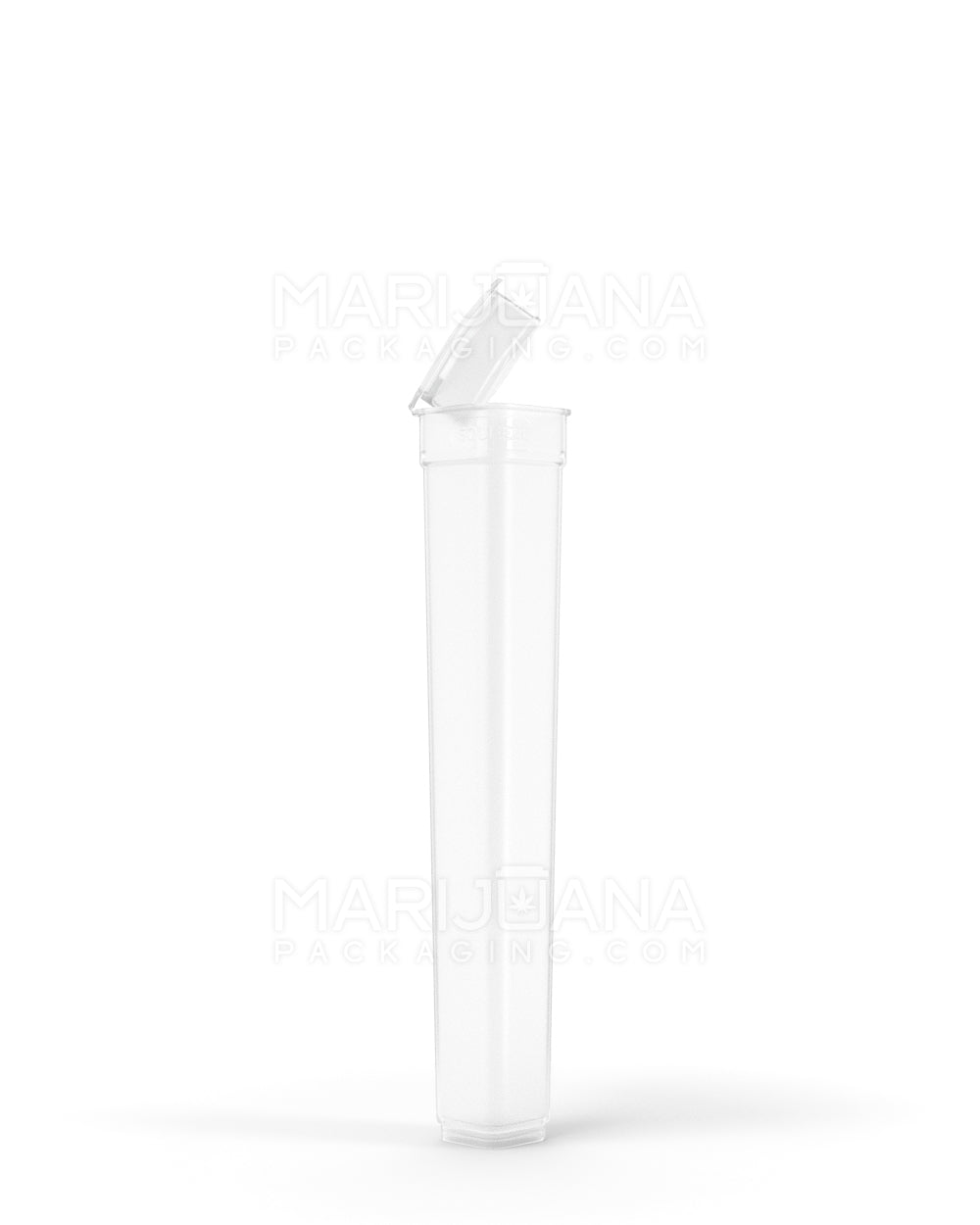 POLLEN GEAR | Child Resistant 100% Recyclable Transparent Pop Box Pop Top Plastic Pre-Roll Tubes | 119mm - Clear - 1840 Count