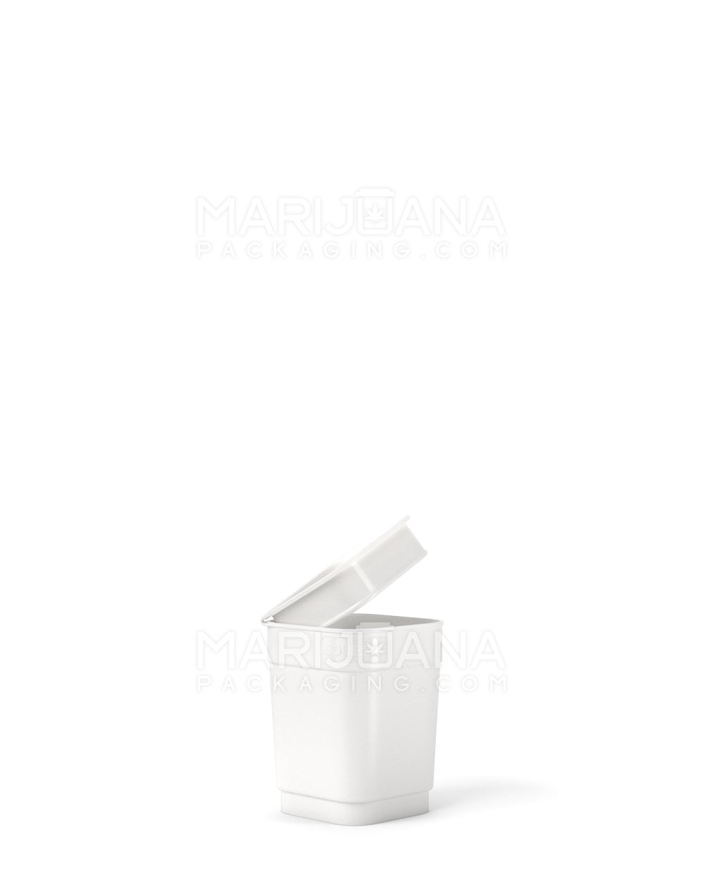 POLLEN GEAR | 100% Recyclable Opaque White Pop Box Pop Top Bottles | 6dr - 1g - 1632 Count - 1