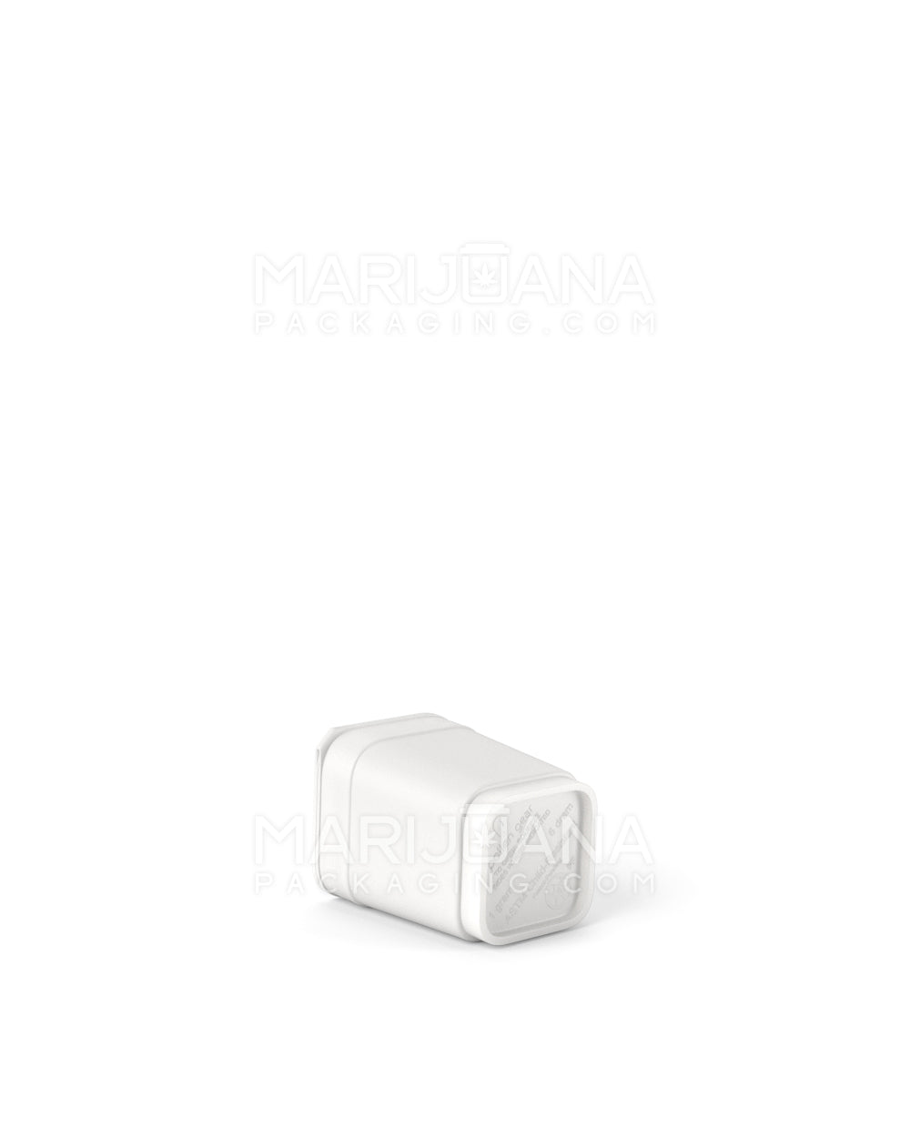 POLLEN GEAR | 100% Recyclable Opaque White Pop Box Pop Top Bottles | 6dr - 1g - 1632 Count - 7